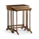 3 Nesting Tables with Faux Bone Inlay