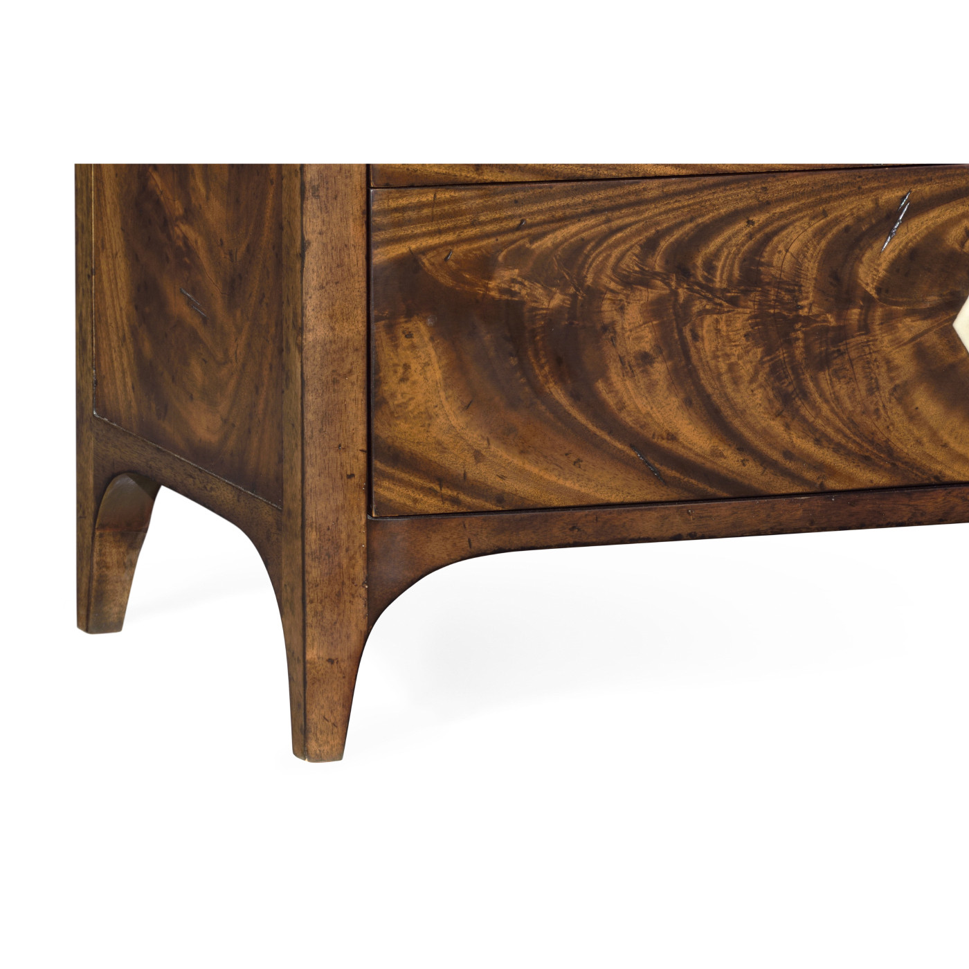 Brompton Small Brown Mahogany Chest of Drawers