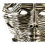 Antique Dark Bronze Mask Sculpture