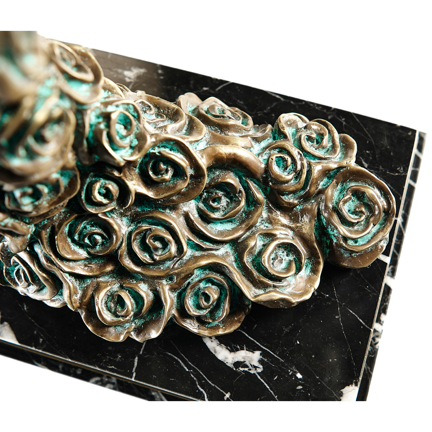 Antique Light Brown Brass Mod Statue