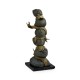 Dark Bronze Stacked Snails