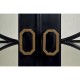 Formal Black Display Cabinet