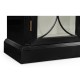 Formal Black Display Cabinet