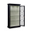 Formal Black Display Cabinet