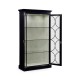 Formal Black Display Cabinet