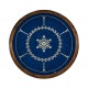 Lapis Blue Round Coffee Table