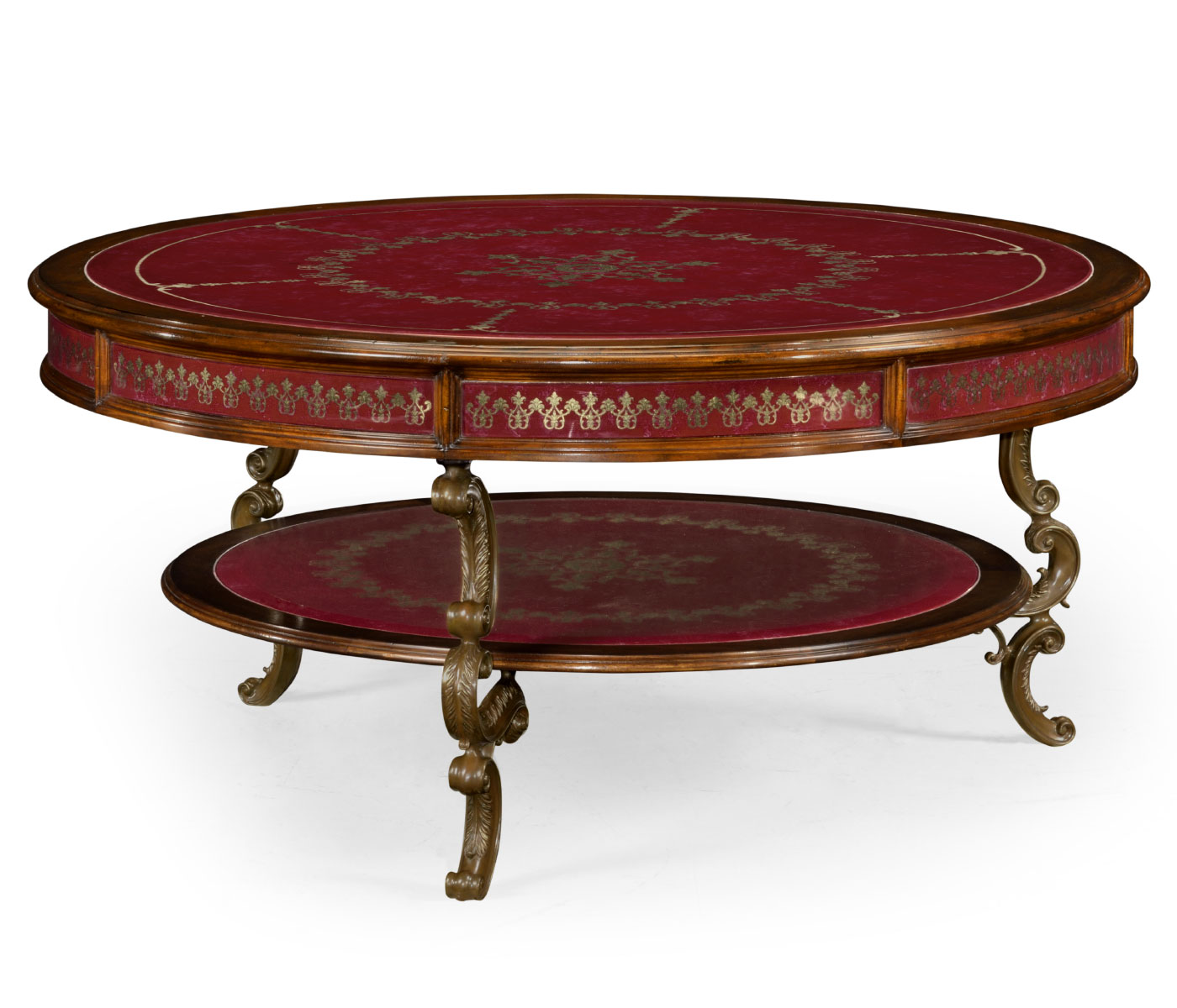 Titan Red Round Coffee Table