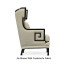 Biedermeier Greek Key Black Occasional Chair