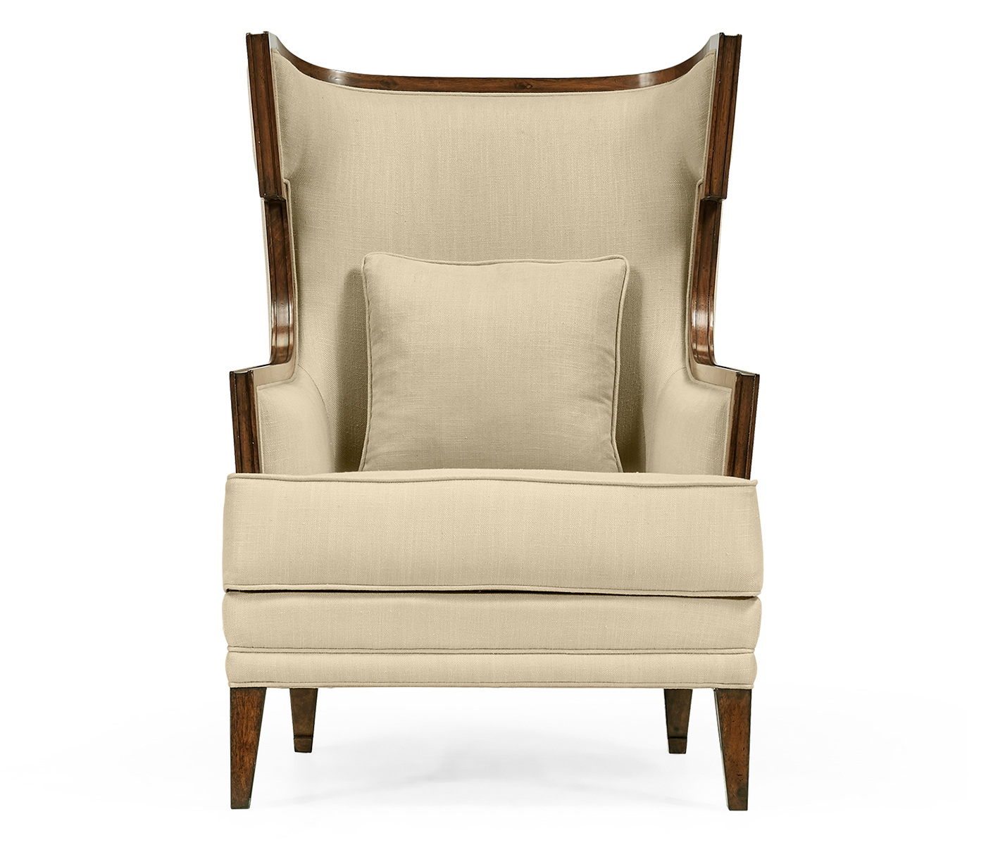 Biedermeier Greek Key Walnut Occasional Chair