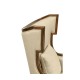 Biedermeier Greek Key Walnut Occasional Chair