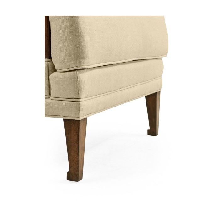 Biedermeier Greek Key Walnut Occasional Chair