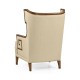 Biedermeier Greek Key Walnut Occasional Chair