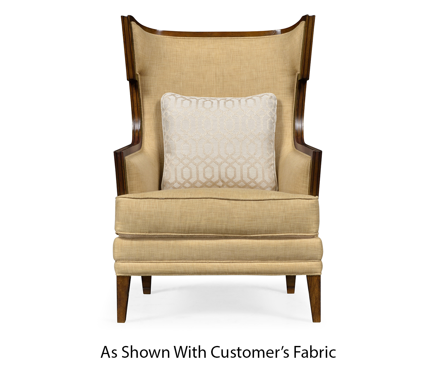 Biedermeier Greek Key Walnut Occasional Chair