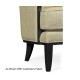 Biedermeier Greek Revival Formal Black Occasional Chair