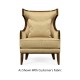 Biedermeier Greek Revival Walnut Occasional Chair