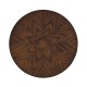 Small Round Dark Santos End Table
