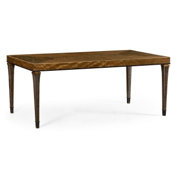 Rectangular Caledonian Daniella & Burl Walnut Dining Table 72