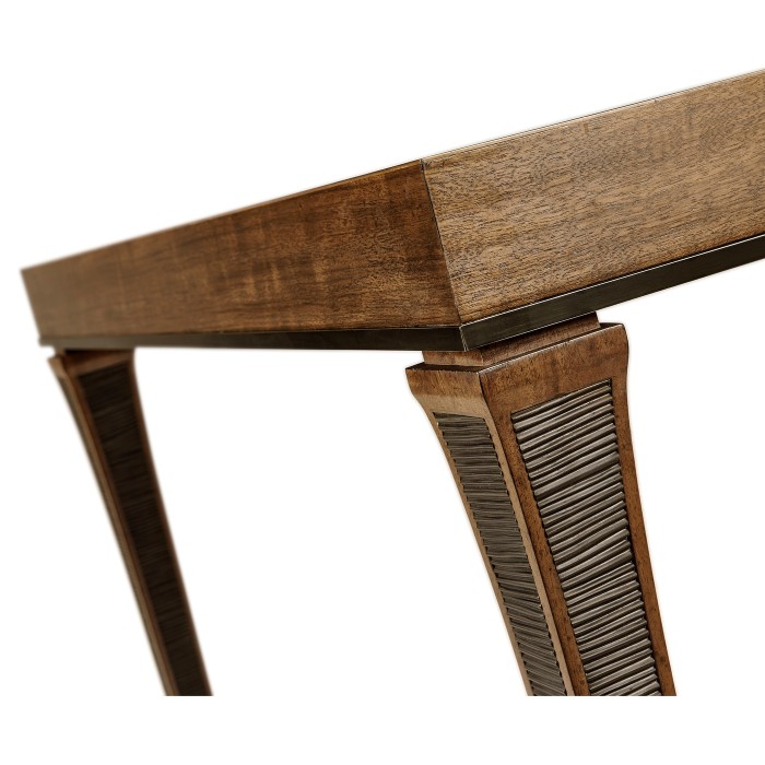 Rectangular Caledonian Daniella & Burl Walnut Dining Table 84