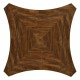 Curved Daniella & Burl Walnut Side Table