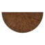 Small Demilune Daniella & Burl Walnut Console Table