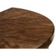 Small Demilune Daniella & Burl Walnut Console Table