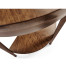 Small Demilune Daniella & Burl Walnut Console Table