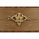 Rectangular Serpentine English Brown Oak Chest of Drawers