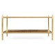 Large Square English Brown Oak Coffee Table