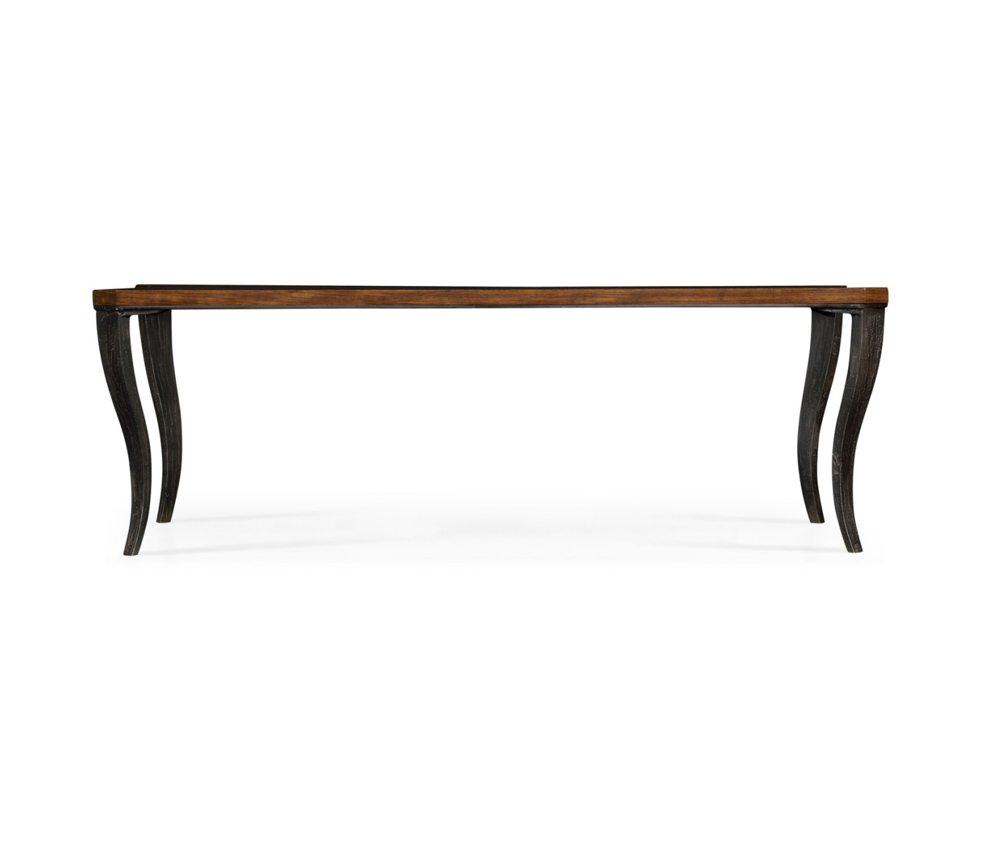 Large Square Curved Daniella & Burl Walnut Coffee Table