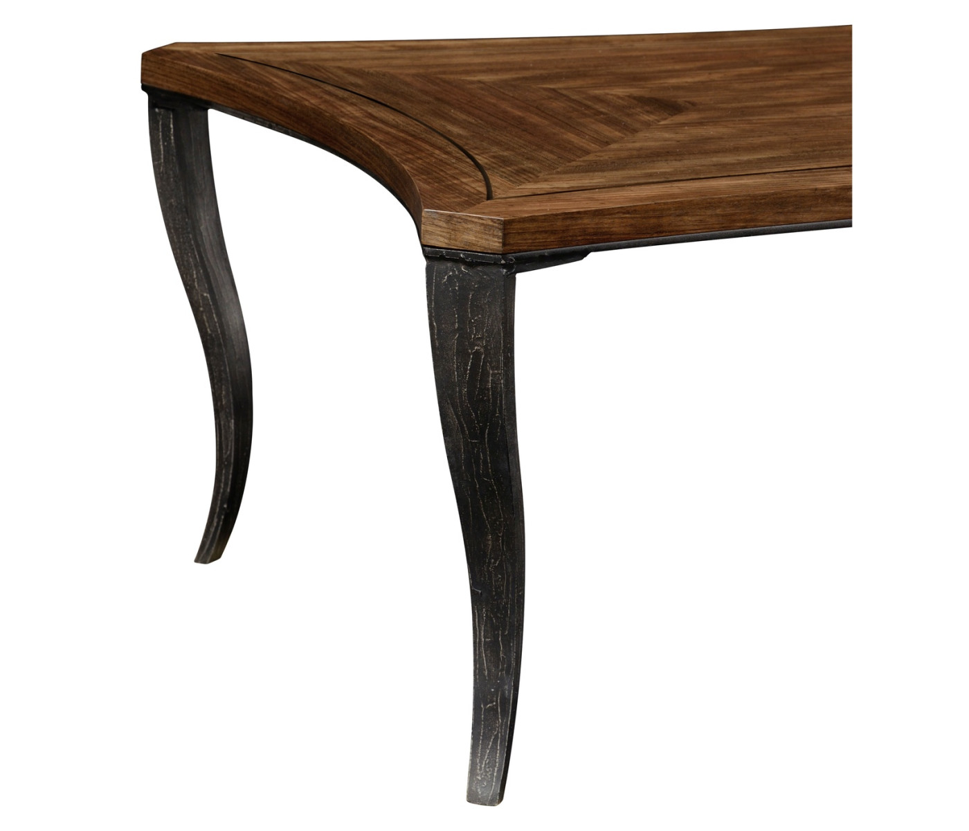 Large Square Curved Daniella & Burl Walnut Coffee Table