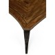 Large Square Curved Daniella & Burl Walnut Coffee Table