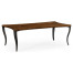 Large Square Curved Daniella & Burl Walnut Coffee Table