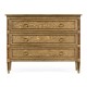Rectangular English Brown Oak Chest of Drawers