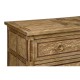 Rectangular English Brown Oak Chest of Drawers