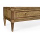 Rectangular English Brown Oak Chest of Drawers