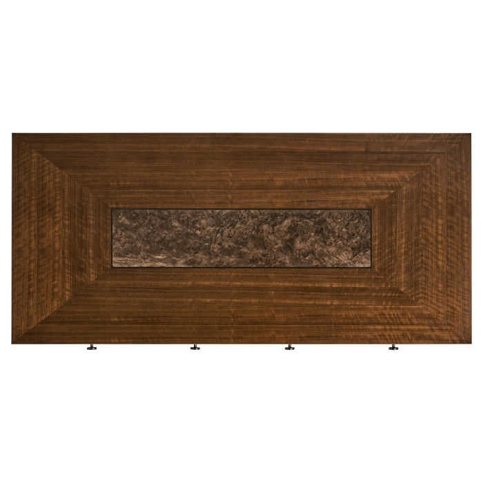 Rectangular Daniella & Burl Walnut Desk