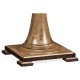 Small Round English Brown Oak Wine Table