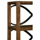 Daniella & Burl Walnut Three-Tier Bookcase