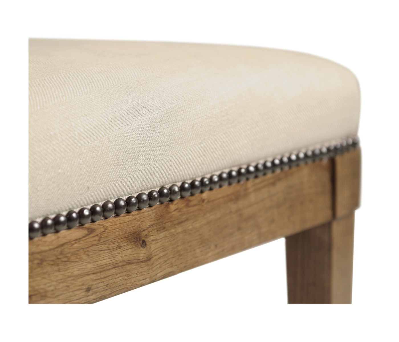 Cut-Out English Brown Oak Dining Side Chair