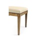 Cut-Out English Brown Oak Dining Side Chair