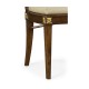 Open Back Bleached Crotch Walnut Dining Chair