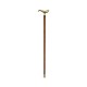 Mahogany Walking Stick with Brass Derby Topper