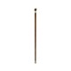Mahogany Walking Stick with Brass Derby Topper