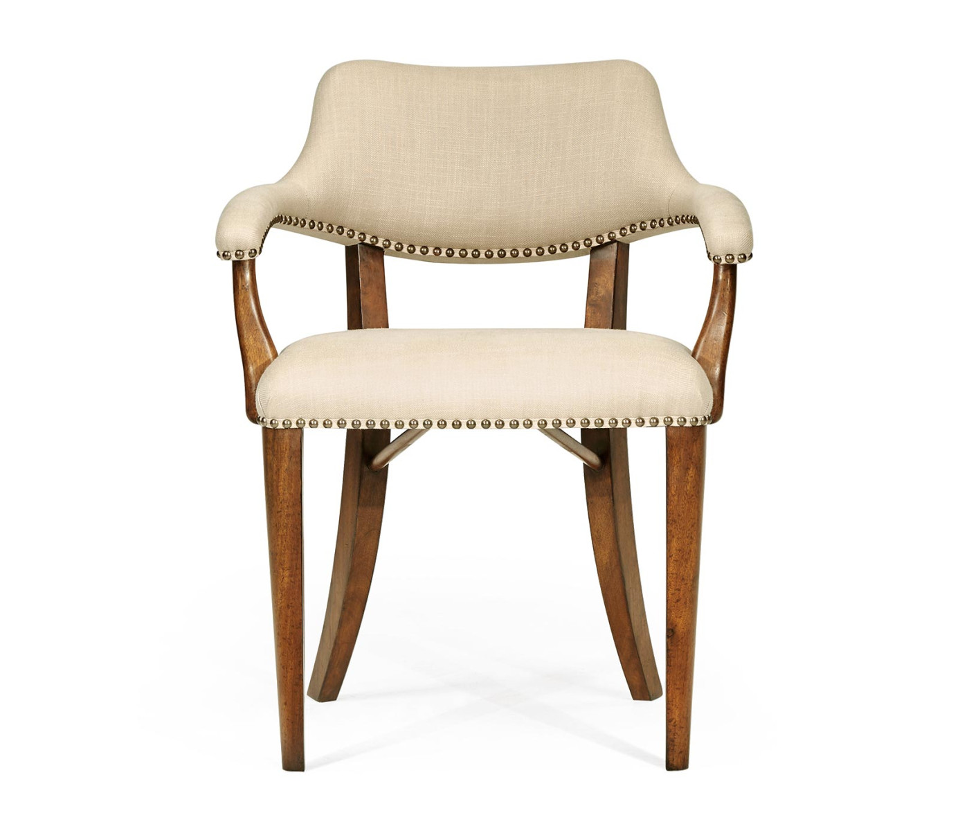 Walnut Library Arm Chair