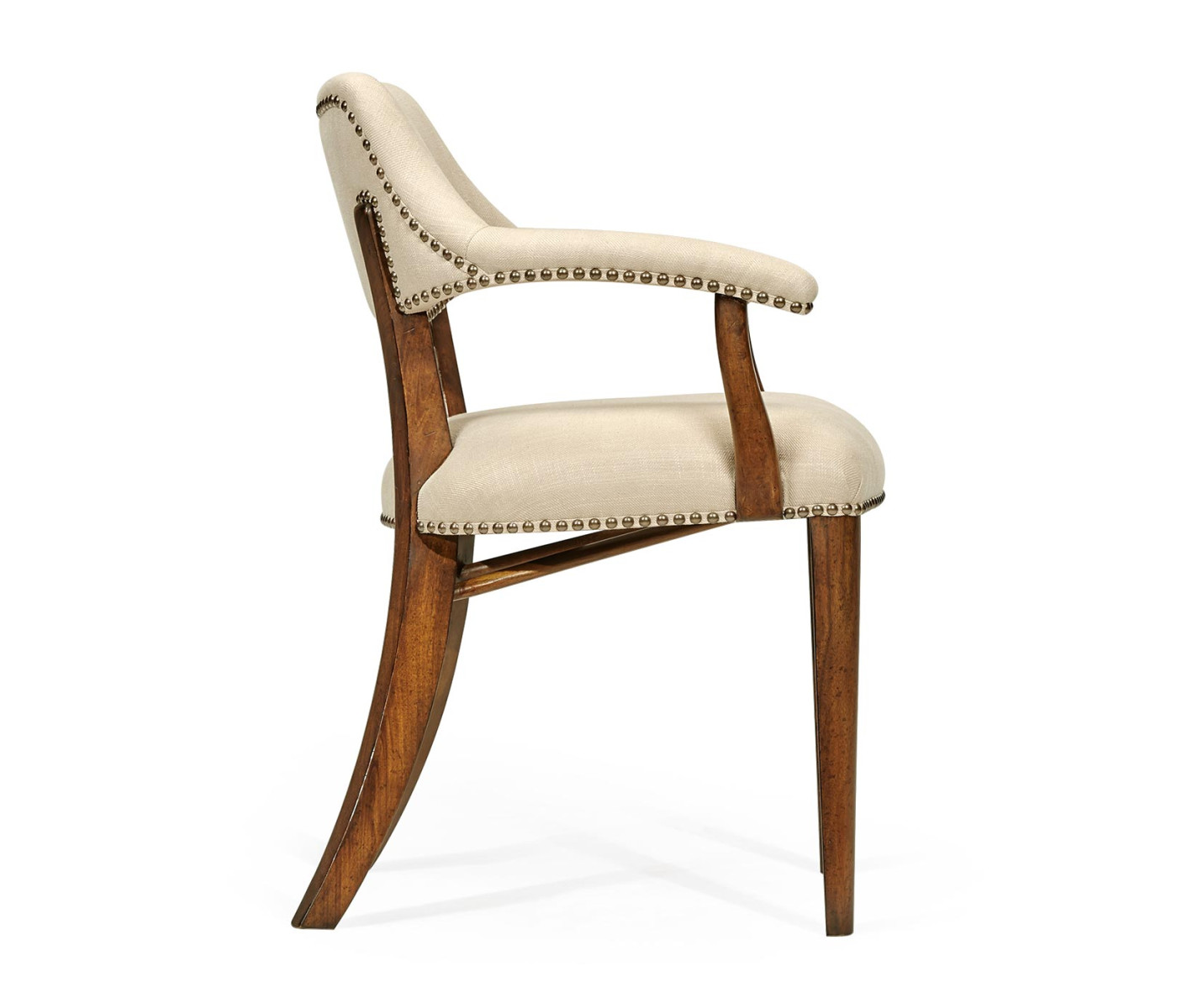 Walnut Library Arm Chair
