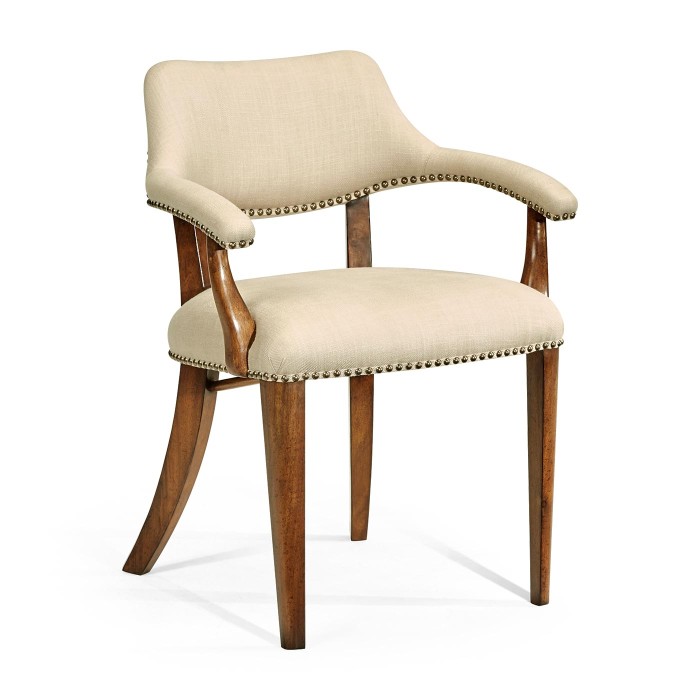 Walnut Library Arm Chair