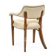 Walnut Library Arm Chair
