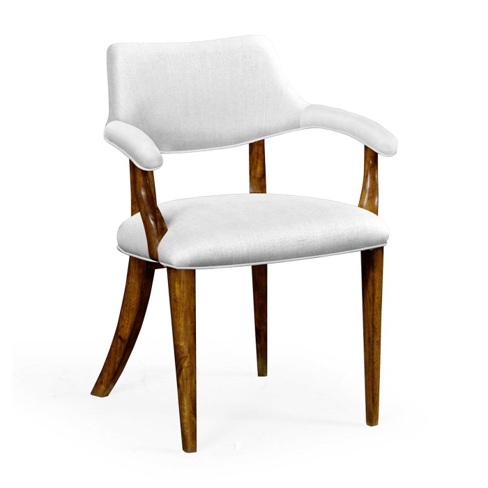 Walnut Library Arm Chair