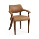 Walnut Library Arm Chair