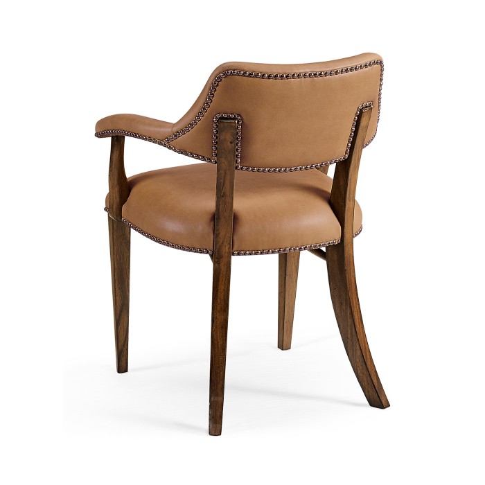 Walnut Library Arm Chair